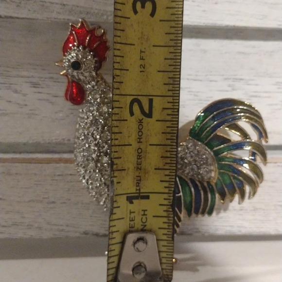 Vintage Strutting Cockerell Brooch 🖤 - Picture 7 of 8